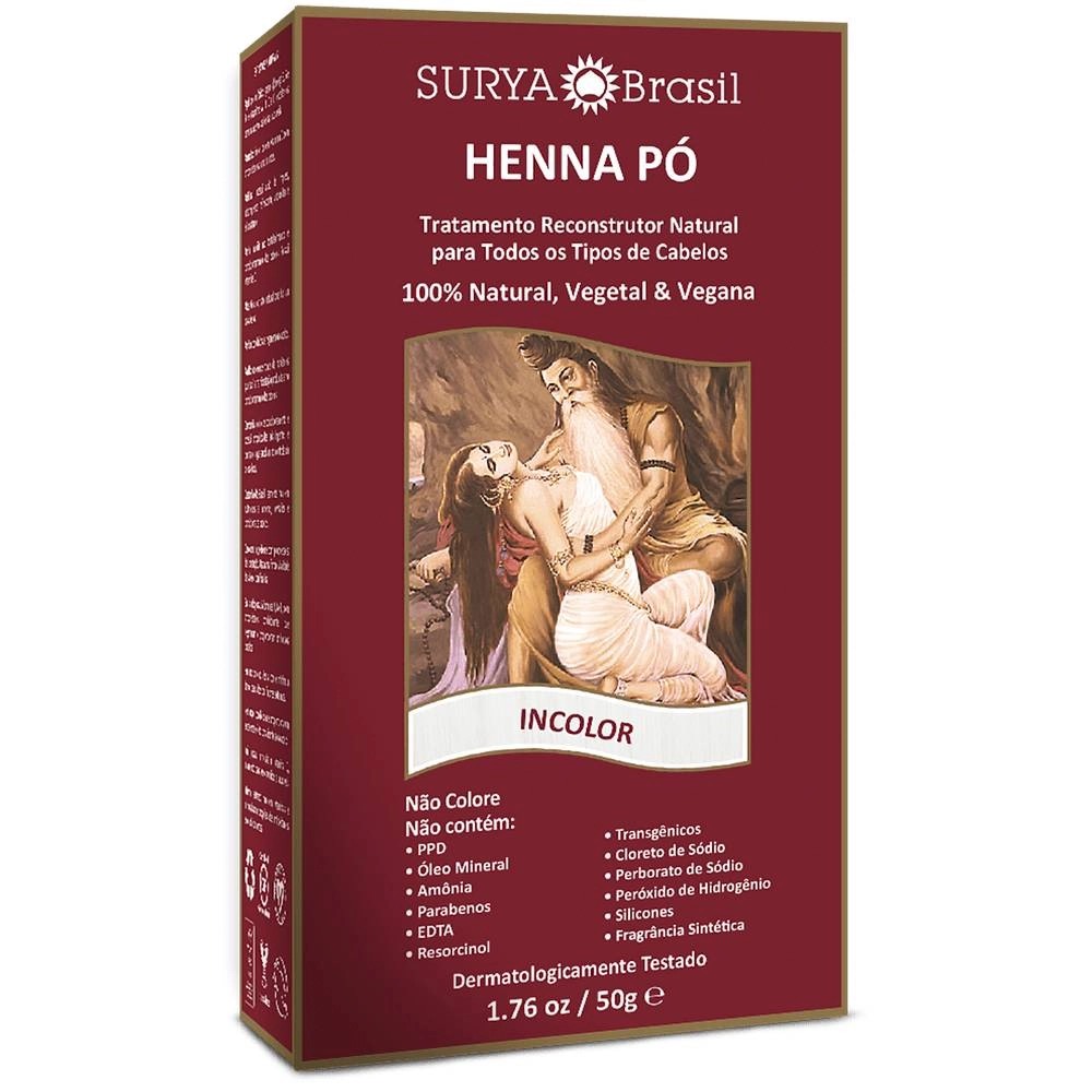 Tintura Henna Surya Pó Incolor
