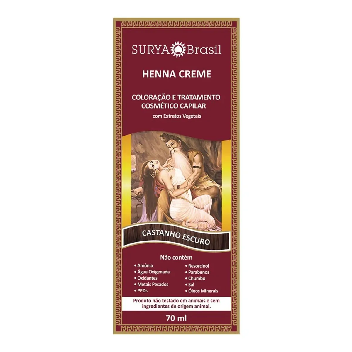 Tint De Cab Henna Surya Castanho Escuro