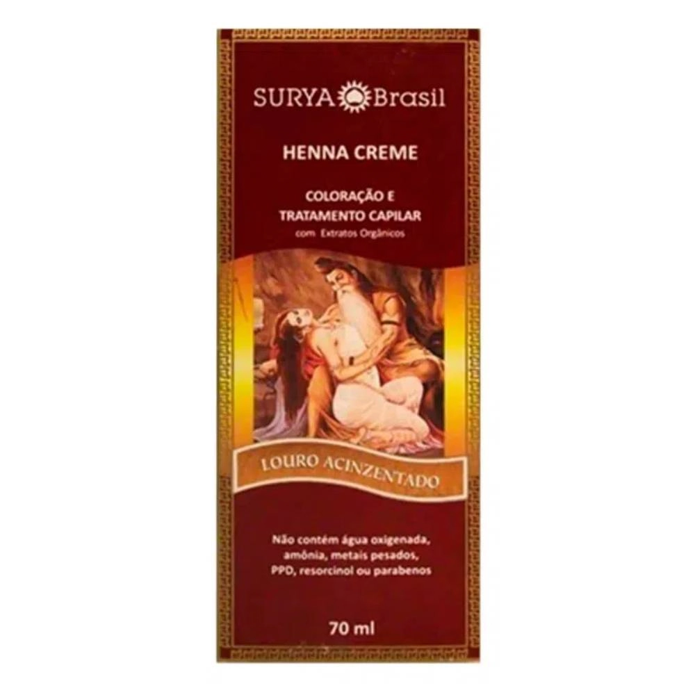 Tintura Surya Coloracao Henna Creme Louro