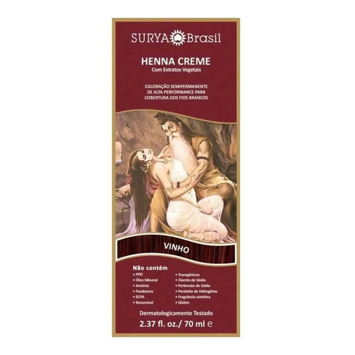 Tintura Creme Henna Surya Vinho Surya