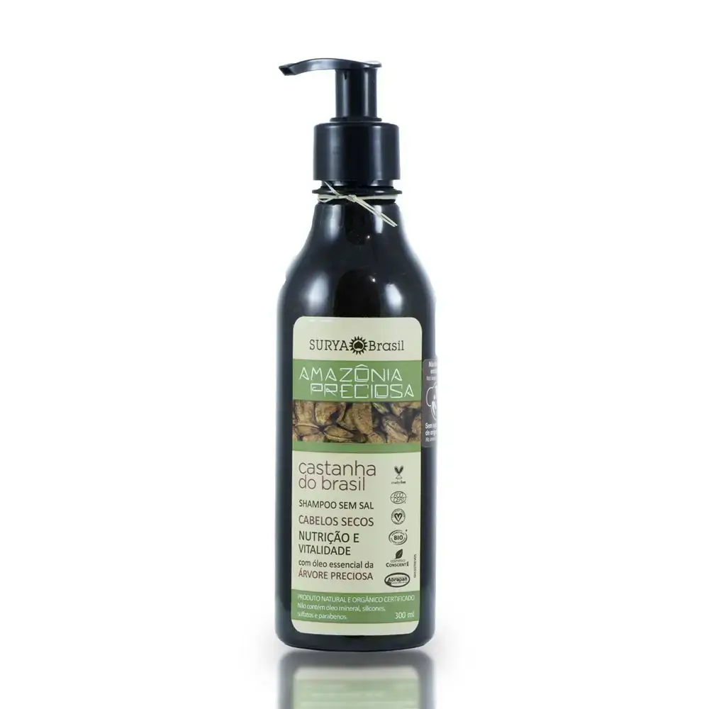 Amazonia Preciosa Shampoo Castanha 300ml Surya Henna