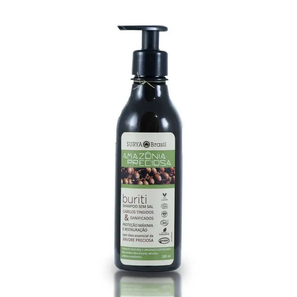 Amazonia Preciosa Shampoo Buriti 300ml Surya Henna