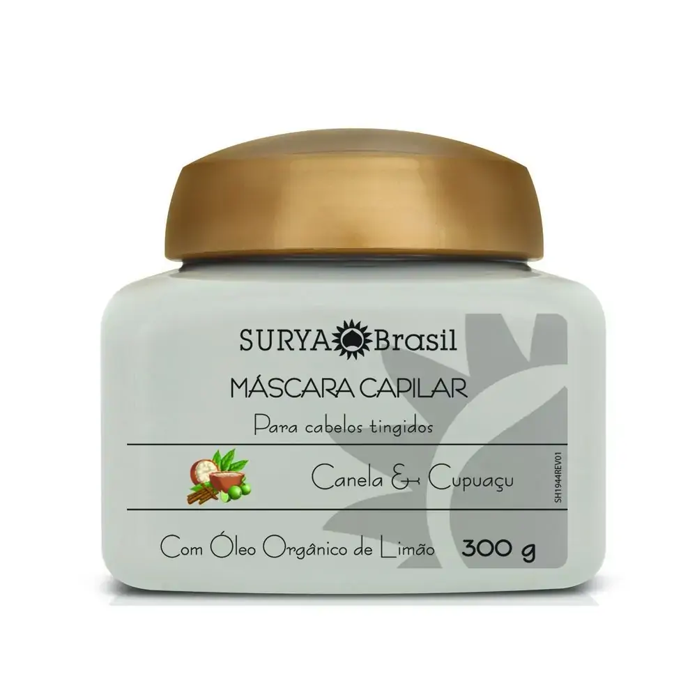 Mascara Capilar Canela Cupuacu 300g Surya Henna
