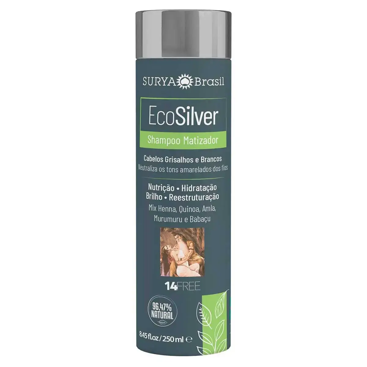 Shampoo Matizador Ecosilver Surya Brasil 250ml
