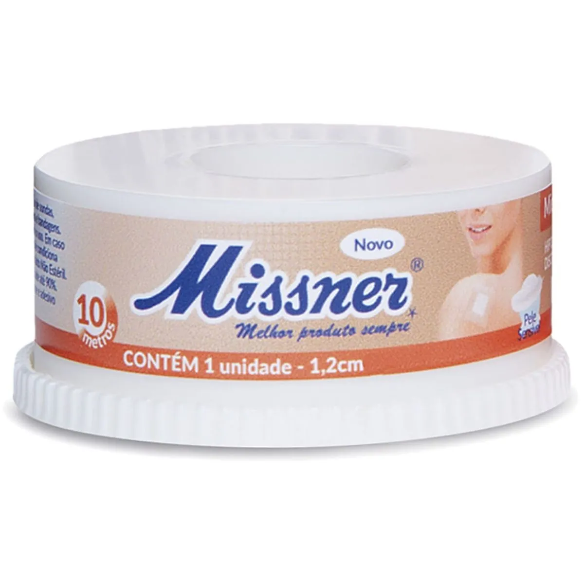 FITA MICROPOROSA BEGE MISSNER 1,2CM X 4,5 CM