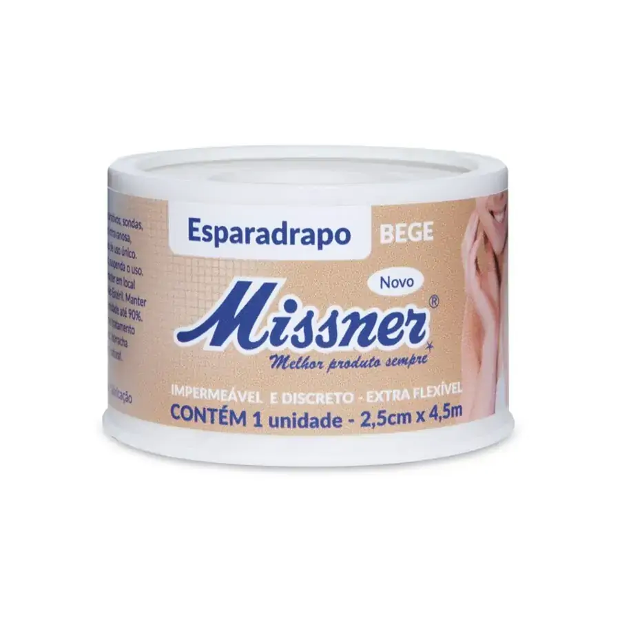 Esparadrapo Missner Imp 2,5x4,5 Bege