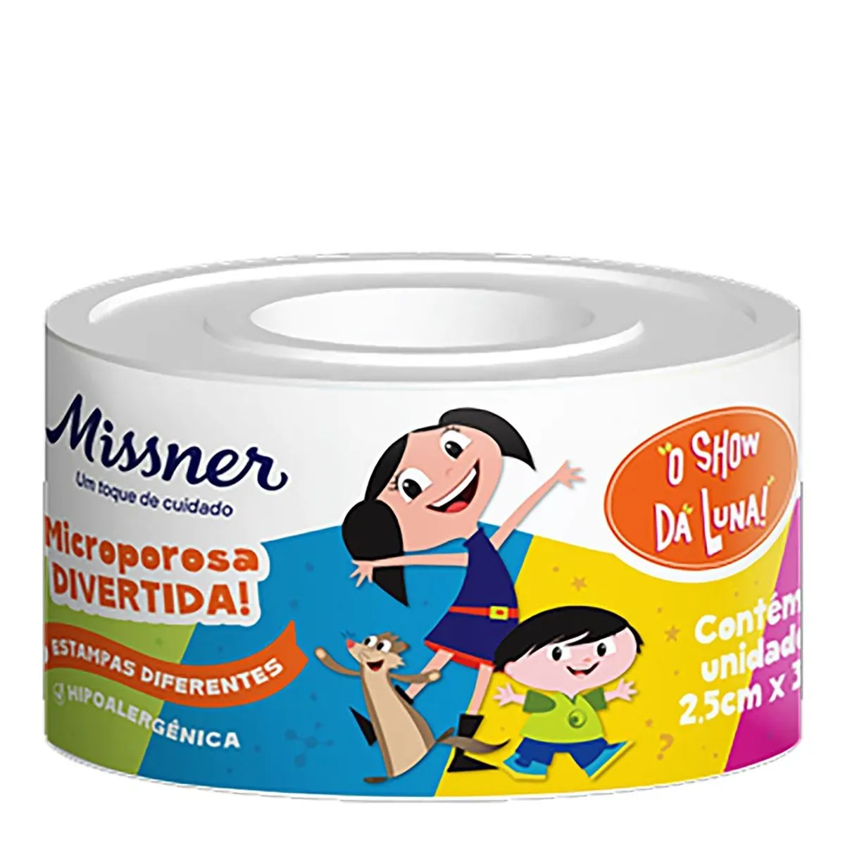 Fita Micropore Microporosa O Show Da Luna Missner 2,5cm X 3,0m