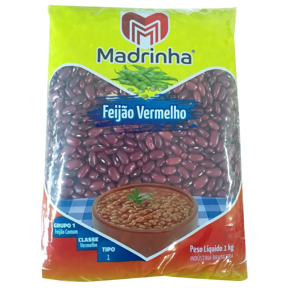 Feijao Vermelho Madrinha 1kg
