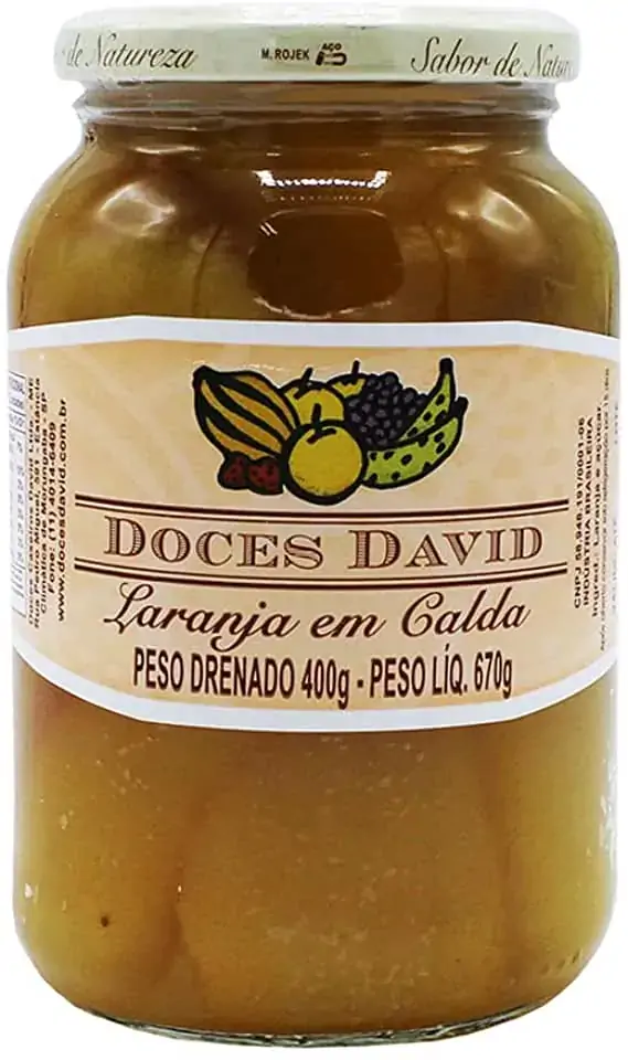 David Compota De Laranja 400gr
