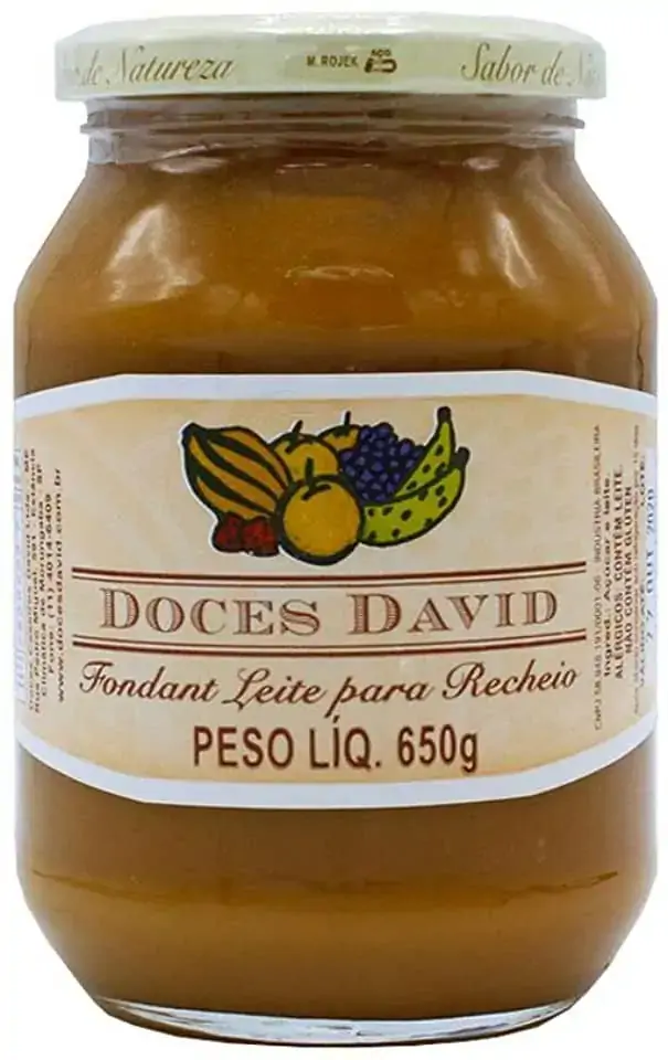 David Fondant De Leite Para Recheio 650gr