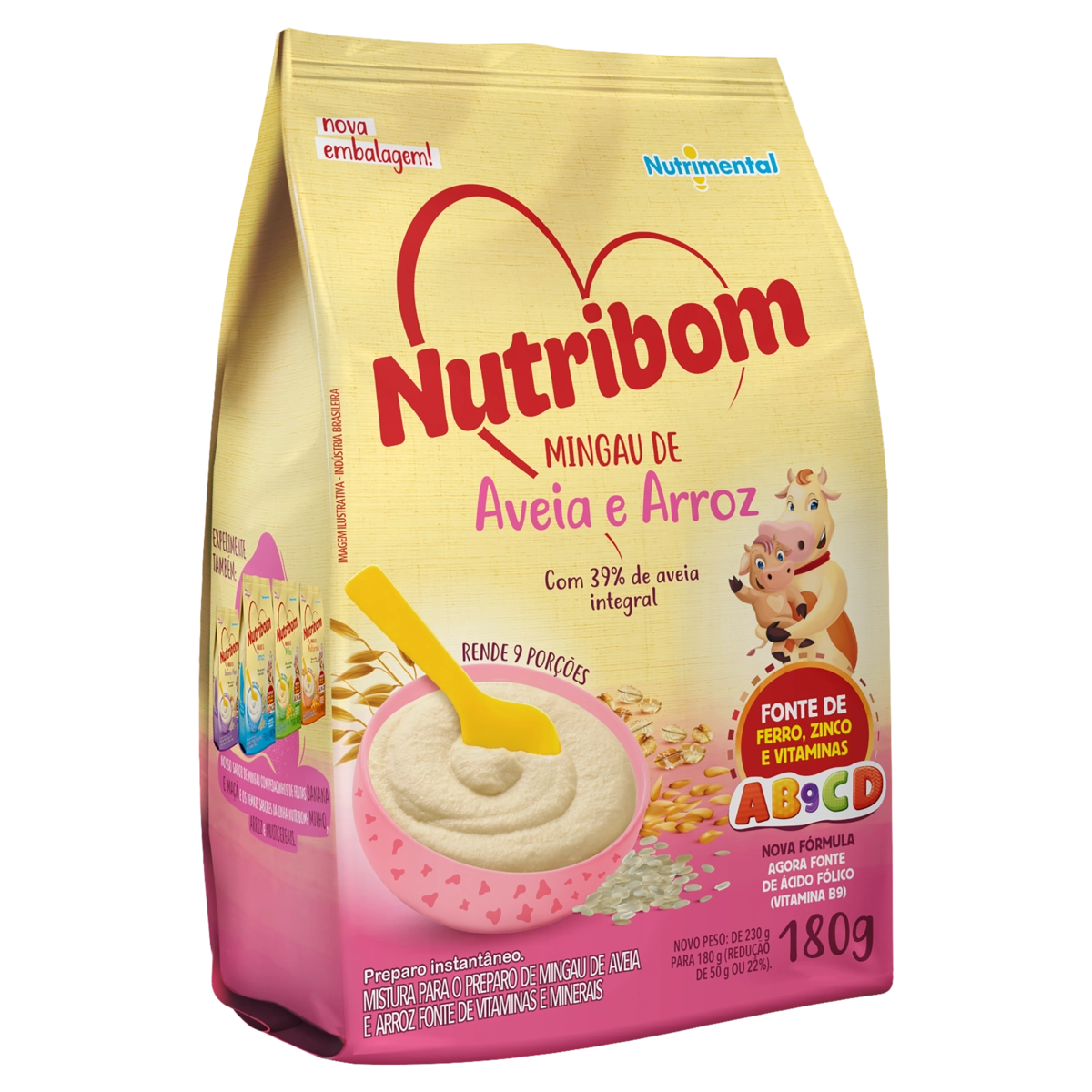 Mingau Nutribom Aveia Sache 24x | Nutribom Aveia Sache 230gr