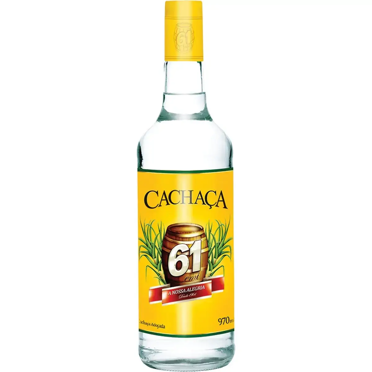 Cachaça Adoçada 61 Emi Garrafa 970ml