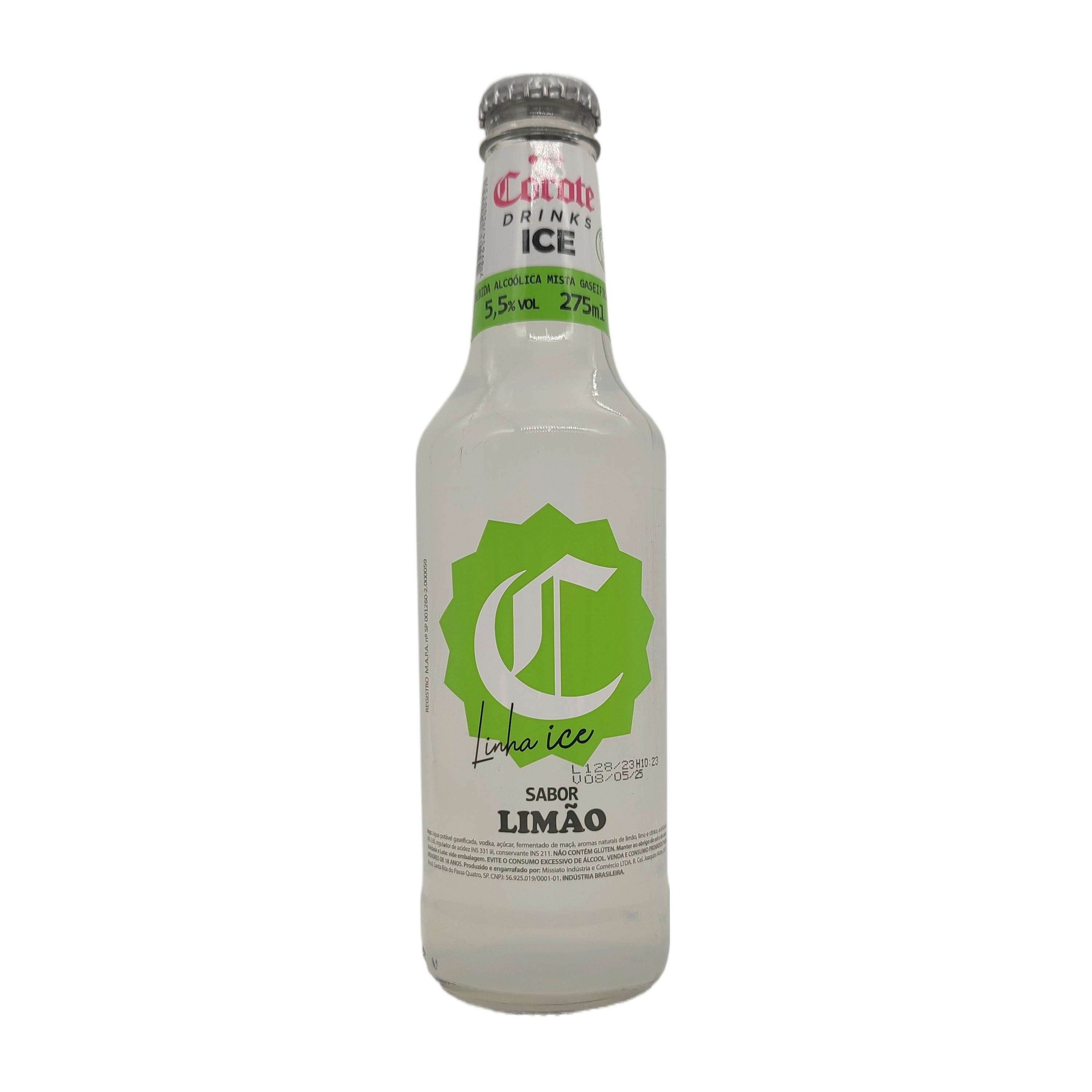 Beb.mista Corote Ice Limao L.neck 275ml