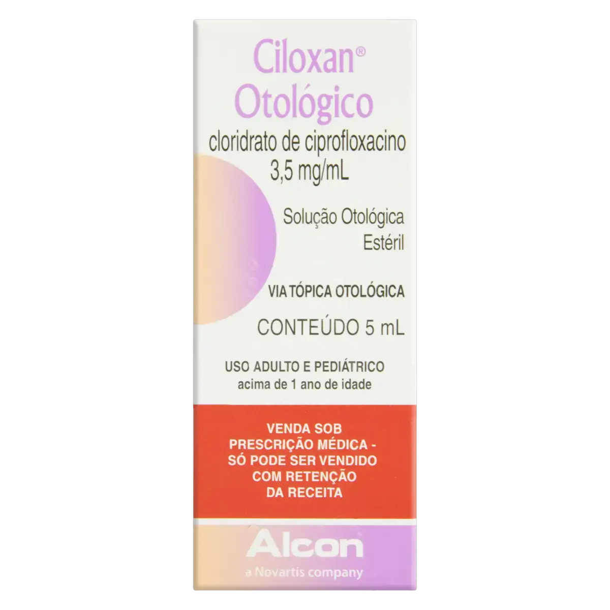 Ciloxan Otológico 3,5mg/ml Alcon Caixa 5ml
