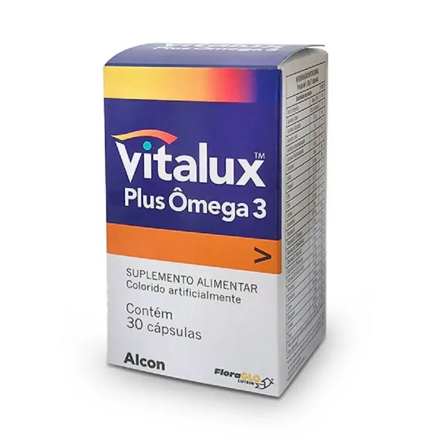 Vitalux Plus Omega 3 Caixa 30 Comp