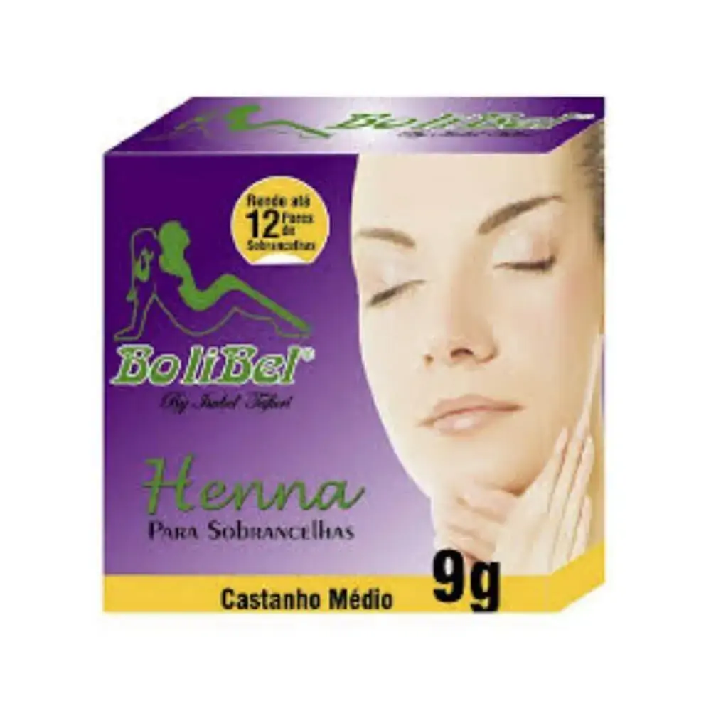 Henna Bolibel P/sobrancelha Cast Medio 9g