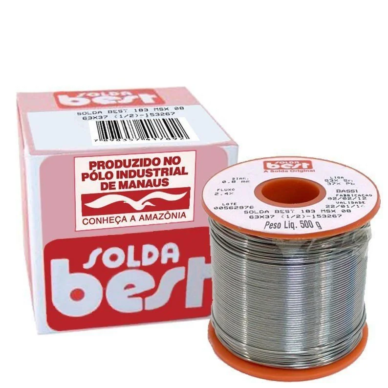 Solda Best 183 MSX 05 63X37 (1/2) 0.50 mm laranja 500g