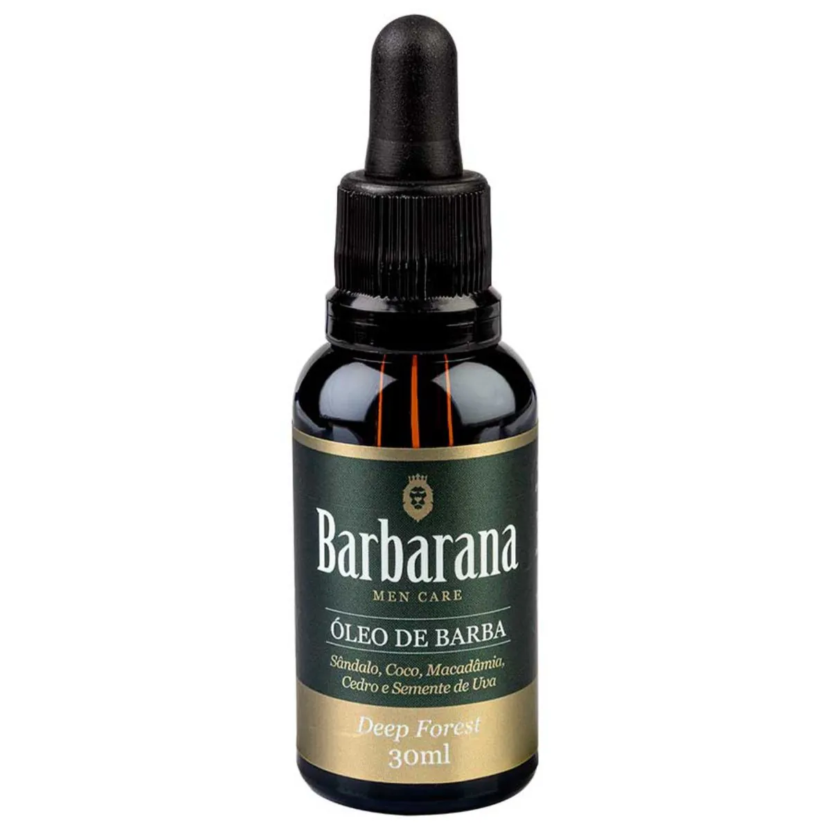 Óleo de Barba Deep Forest Oriental Amadeirado 30mL Barbarana