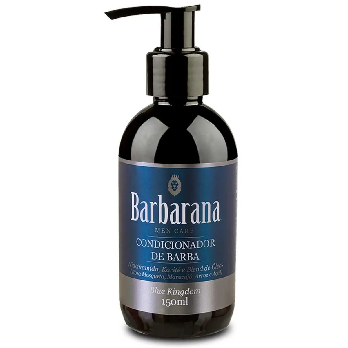 Condicionador de Barba Blue Kingdom Amadeirado Suave 150mL Barbarana