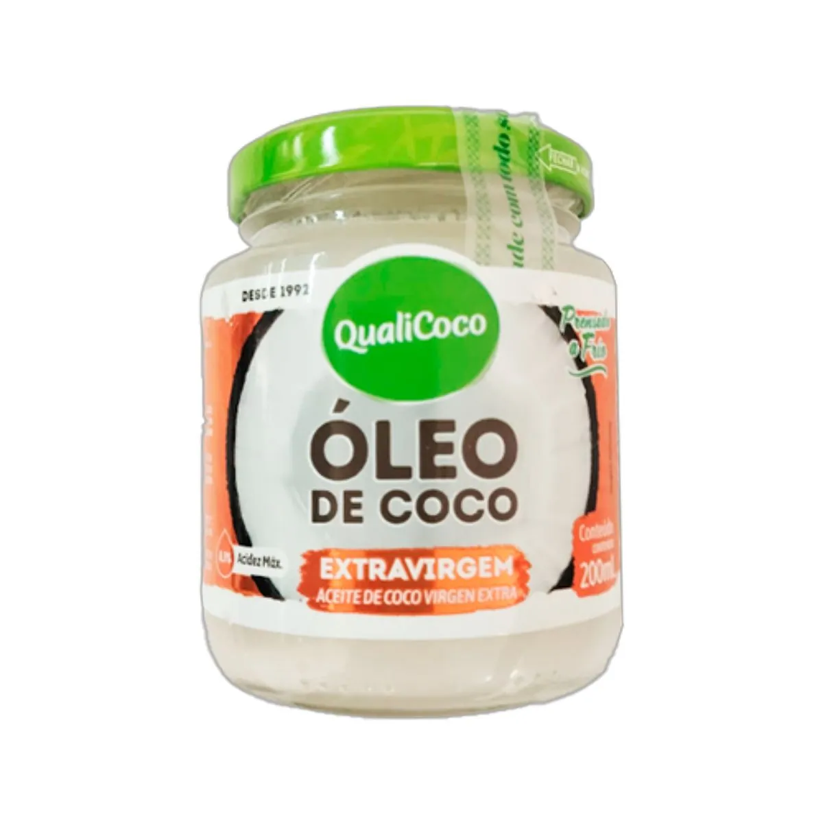 Óleo de Coco Extra Virgem 200ml Qualicôco