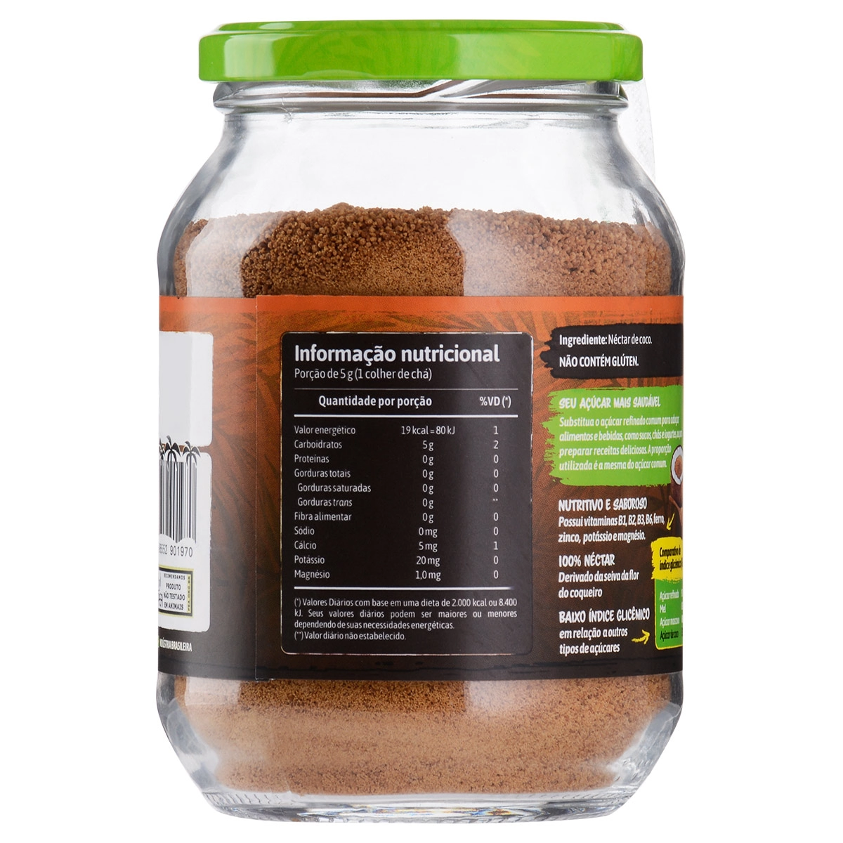 Açúcar de coco 280g natural QualiCôco