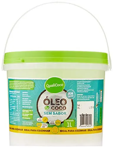 Óleo de coco Sem sabor Qualicoco 1 litro