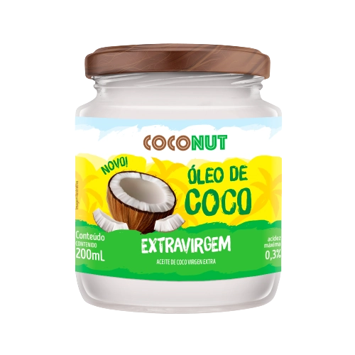 Oleo De Coco Extravirgem Coconut 200ml
