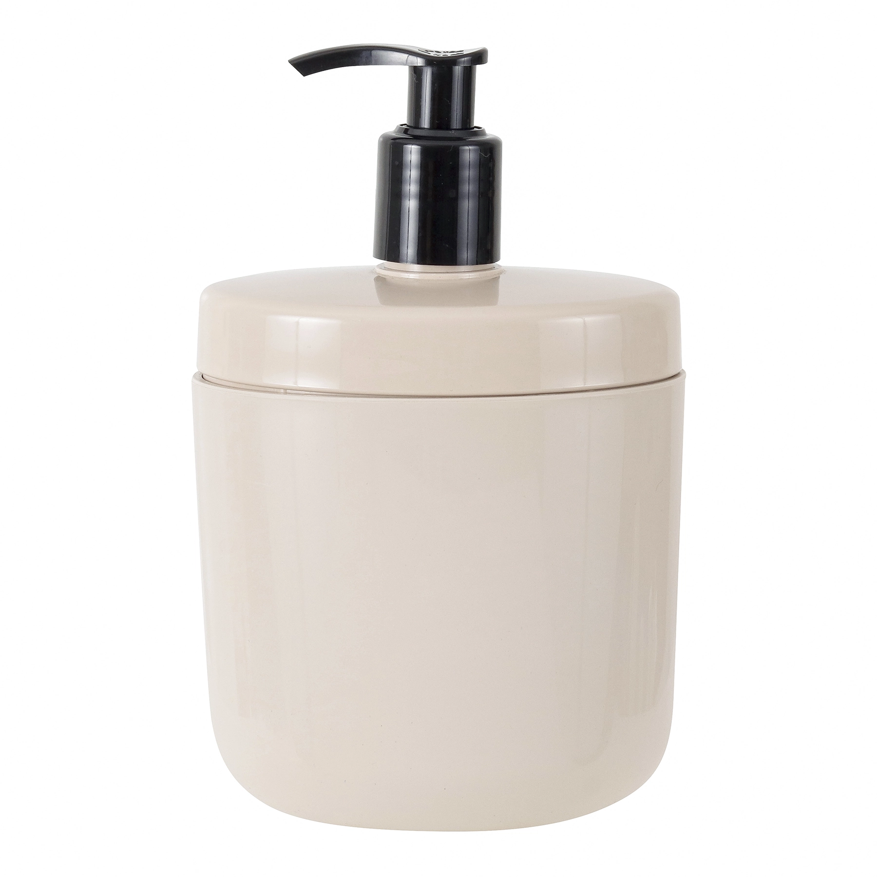 Porta Sabonete Líquido de Bancada para Banheiro 450ml Plástico Areia Flora Green Planet Coza