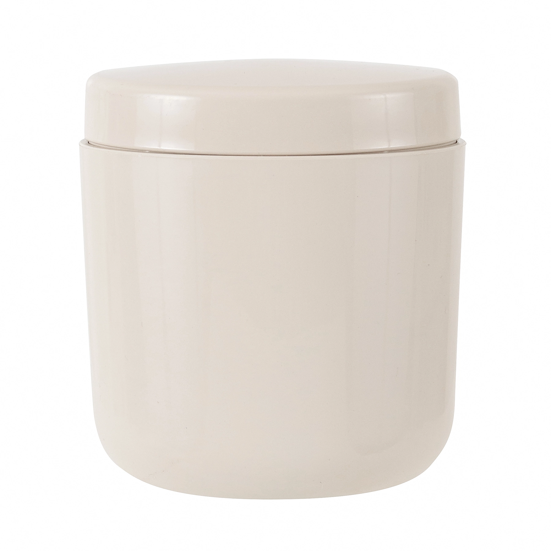 Porta Algodão de Bancada para Banheiro Plástico Areia Flora Green Planet Coza
