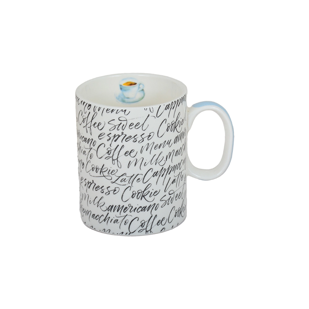 Caneca Porcelana Haus Frase Coffee 340ml