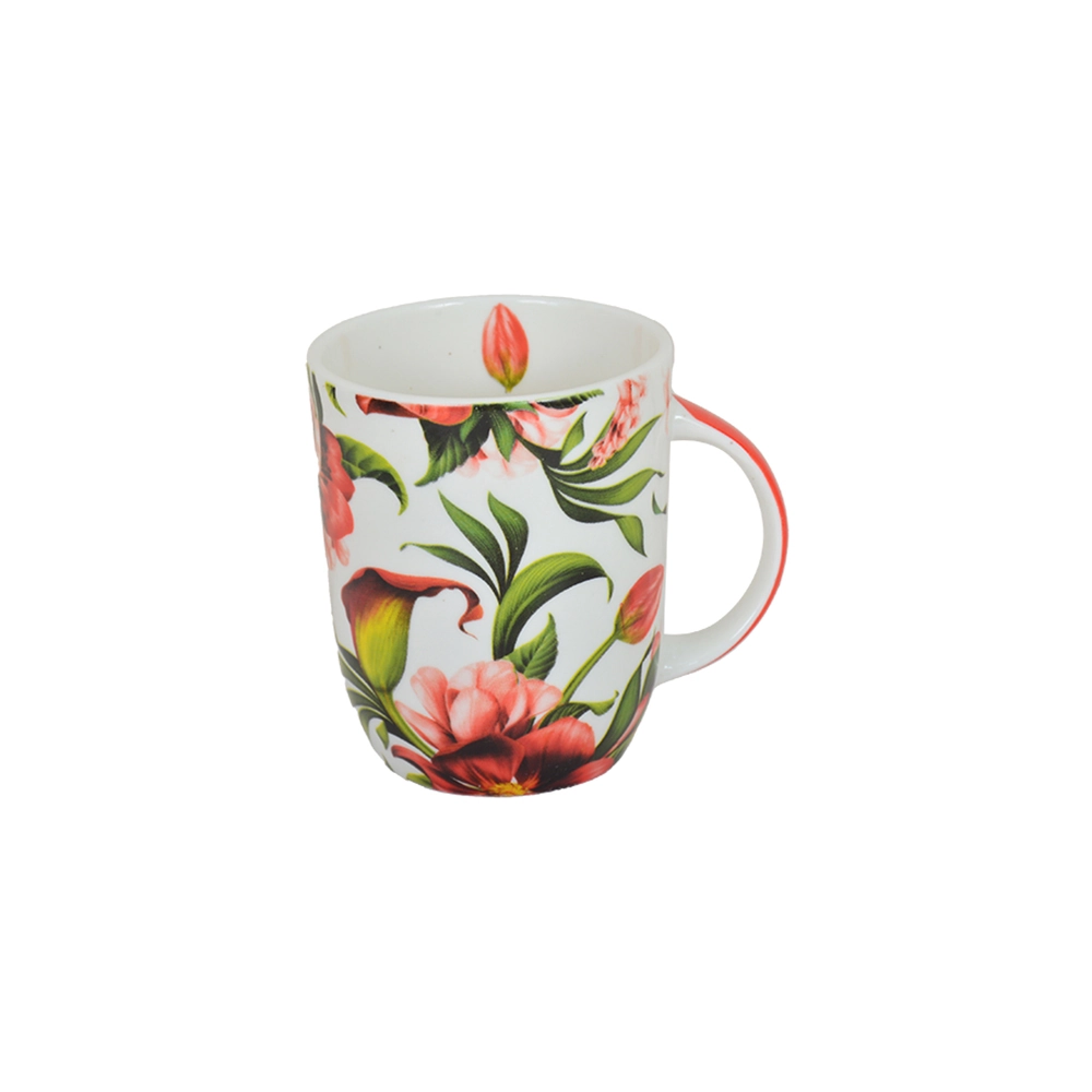 Caneca Jardim Secreto Rosa 380ml
