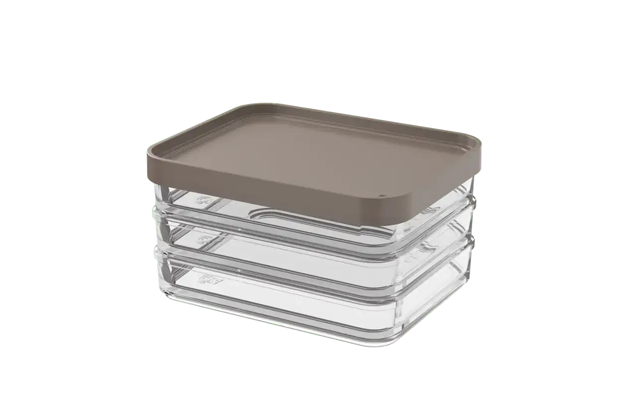 Pote Clear Trio Brinox 840ml Wgr