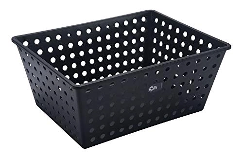 Cesta Organizadora Maxi Preta 29x16cm