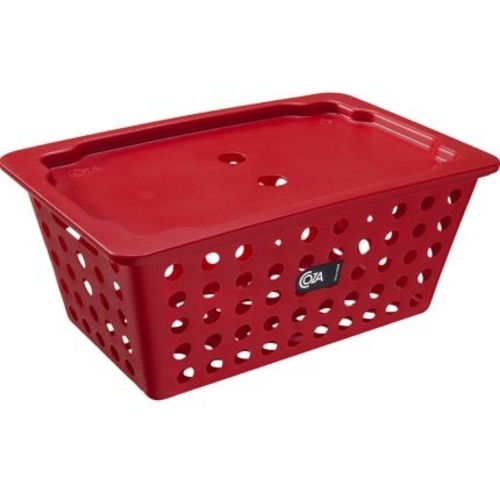 Cesta Com Tampa Pimenta 10828 0053 Coza