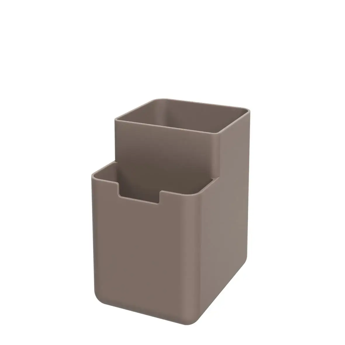 Porta Talheres Secador Plastico Single Cinza Coza Brinox