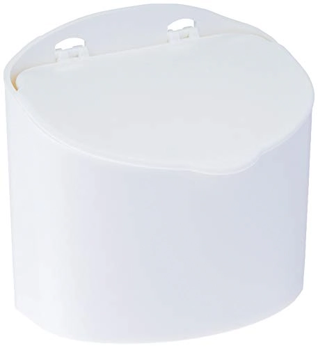 Saleiro Plástico Com Tampa Cozinha 500G Coza Cozinha Parede Branco
