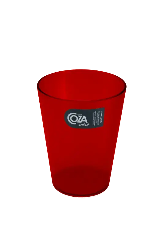 Copo Coza Retro Vermelho