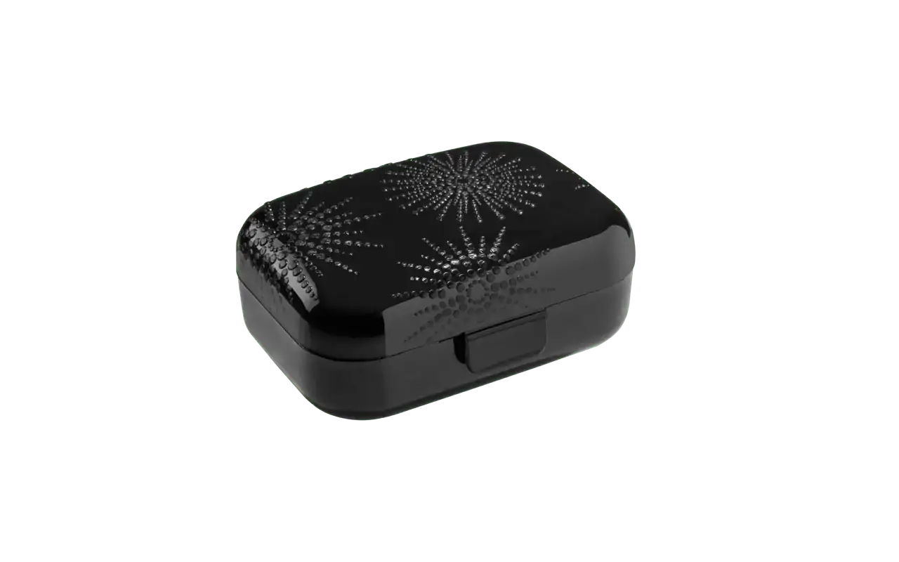 Necessária Mini 10,8 x 8,2 x 4,4 cm - Preto Coza