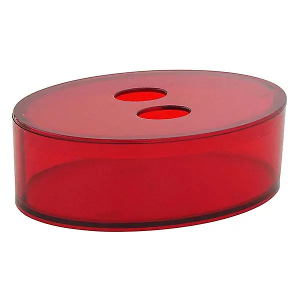 Porta Cotonetes Plástico Oval Retrô Brinox
