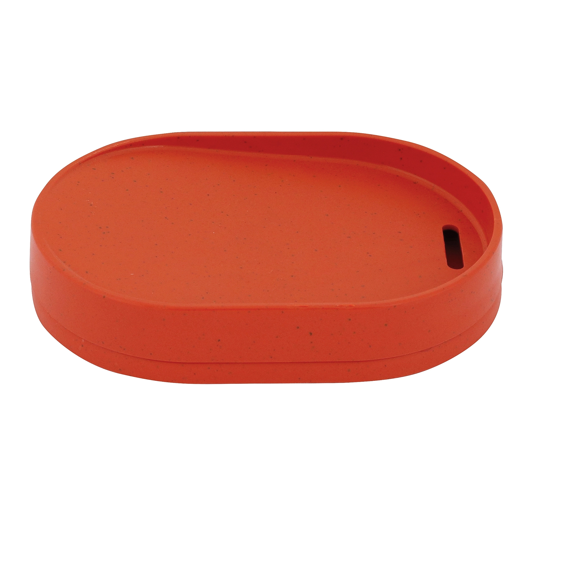 Saboneteira de Bancada para Banheiro Plástico Laranja Papaya Serene Coza