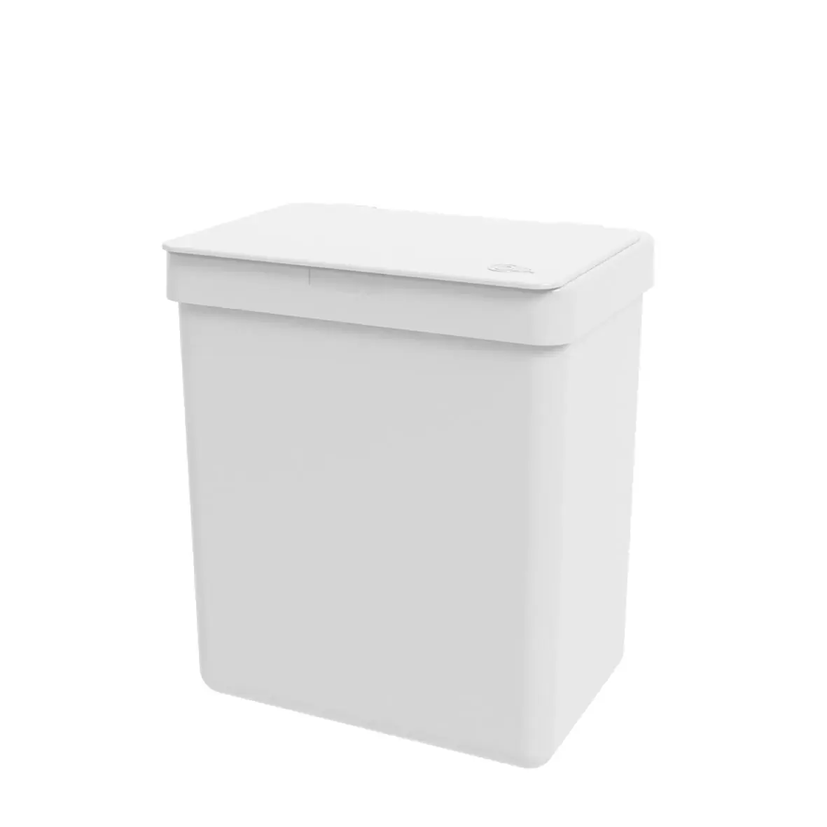 Lixeira Single 2,5 litros Coza 16,4 x 11,8 x 18,5 cm - Branco Coza