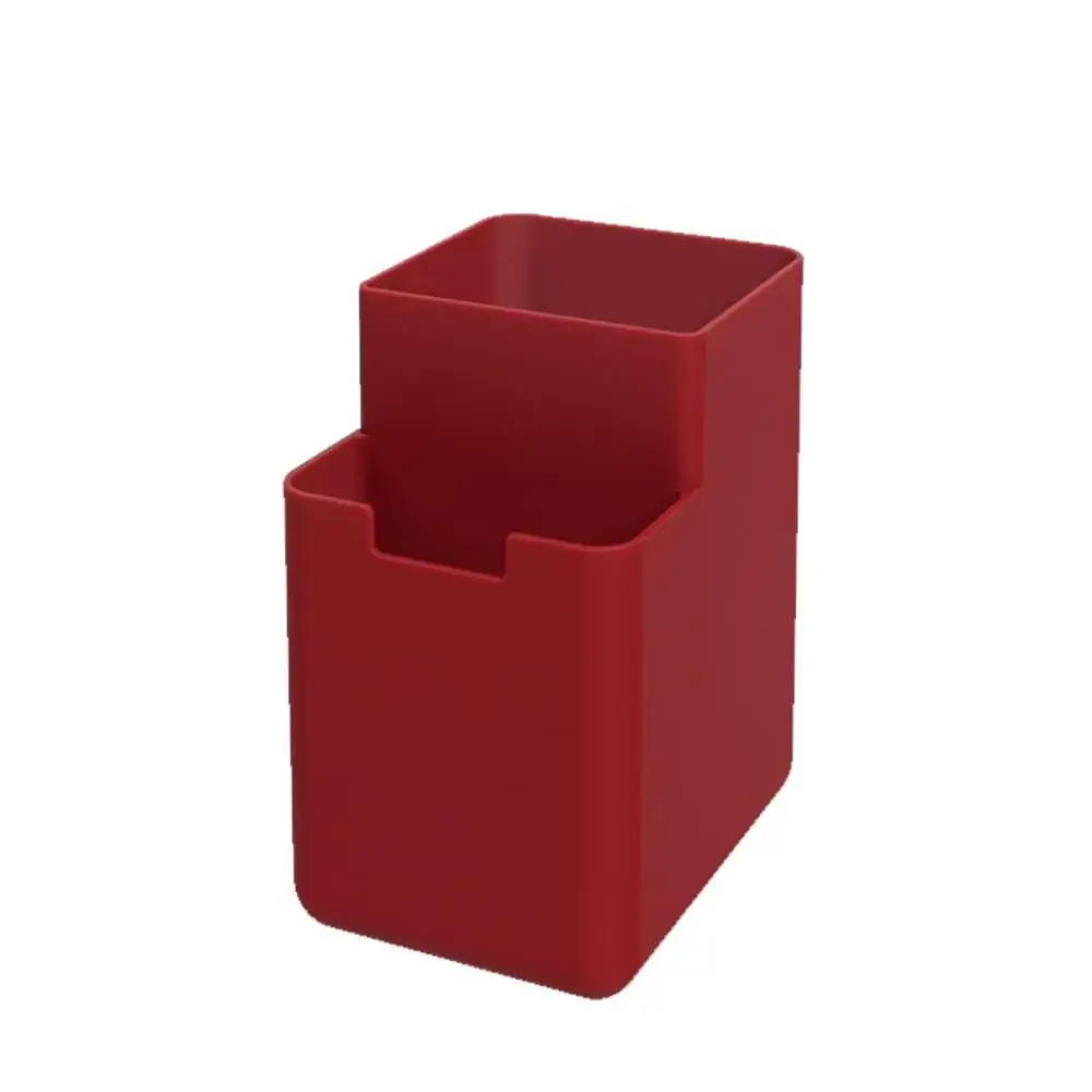 Organizador de Pia Single Coza Vermelho 2 em 1 Vermelho