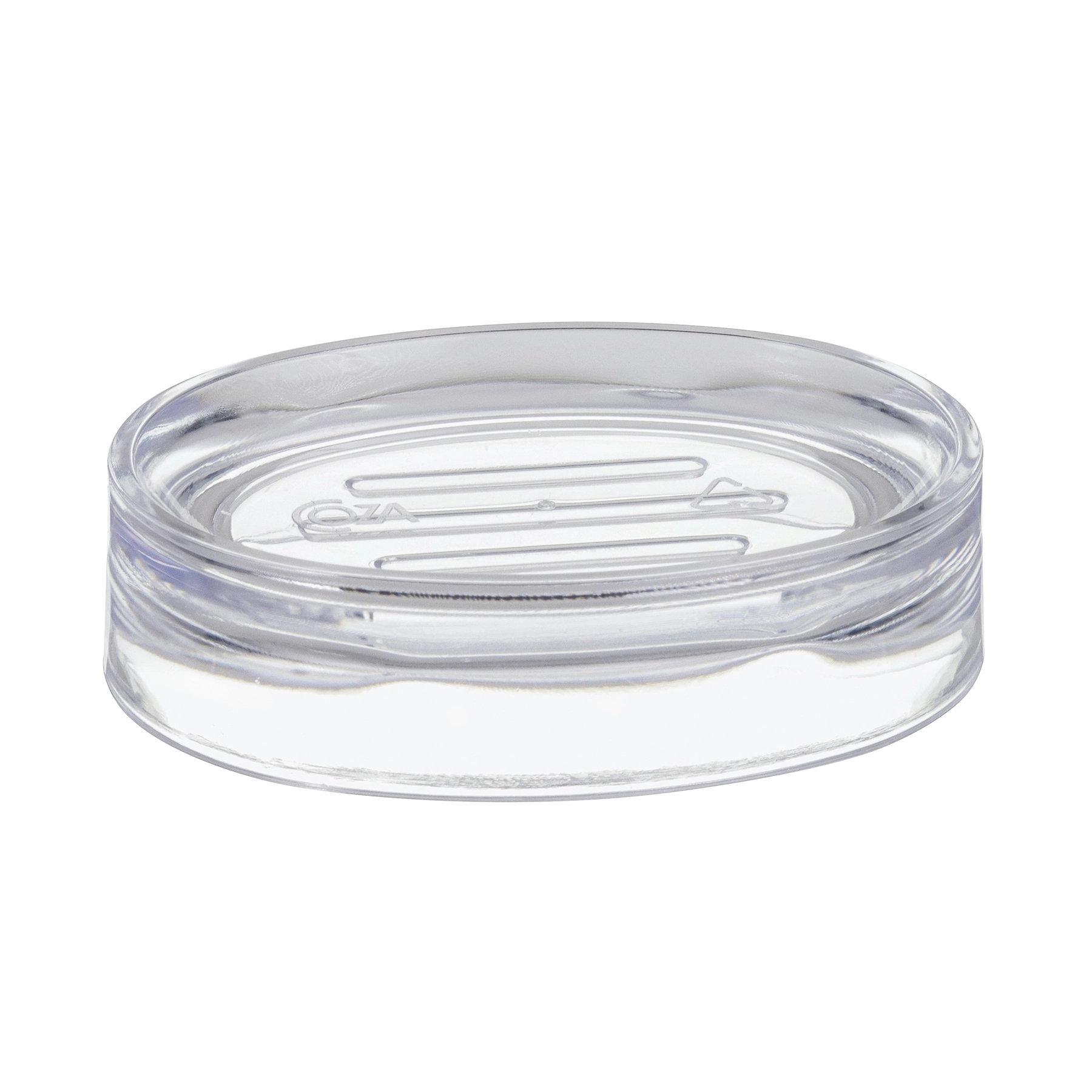 Saboneteira de Plástico Spoom Classic 11,5x8,9cm Cristal