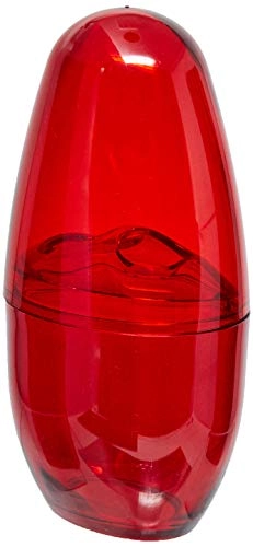 Porta Escova Spoom C/tampa Vermelho