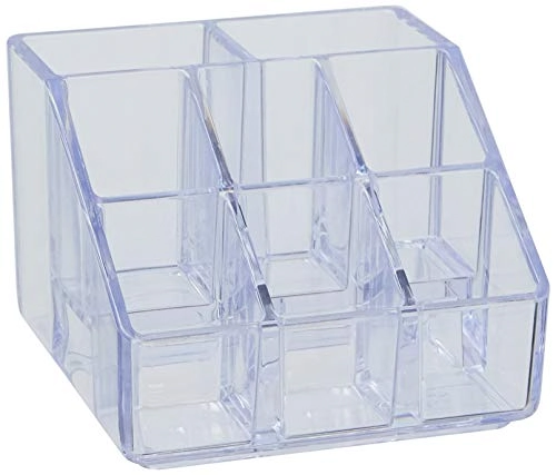 Porta Maquiagem Coza Beauté Com 8 Divisórias Cristal