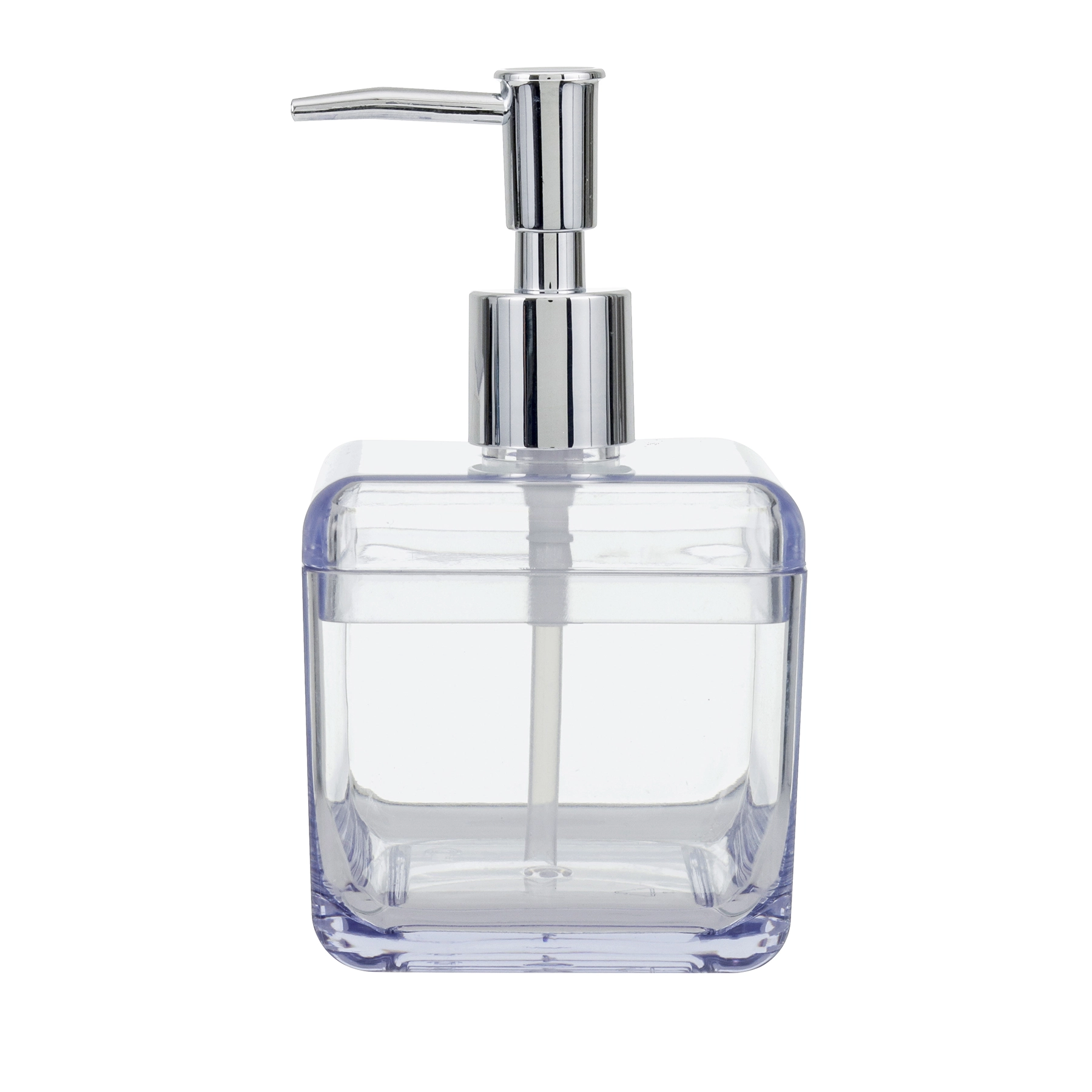 Porta Sabonete Líquido Cube 330ml Cristal