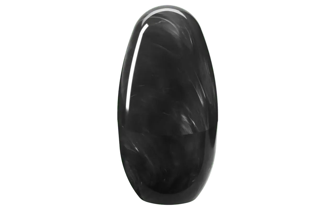 Porta Escova Com Tampa Spoom Classic Mármore Preto
