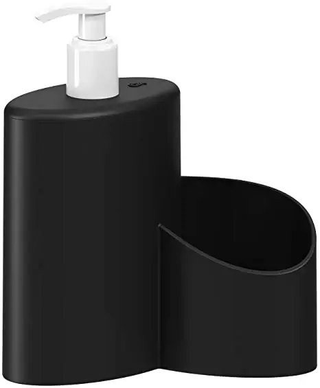 Dispenser Para Pia Coza Abraço Preto 600ml