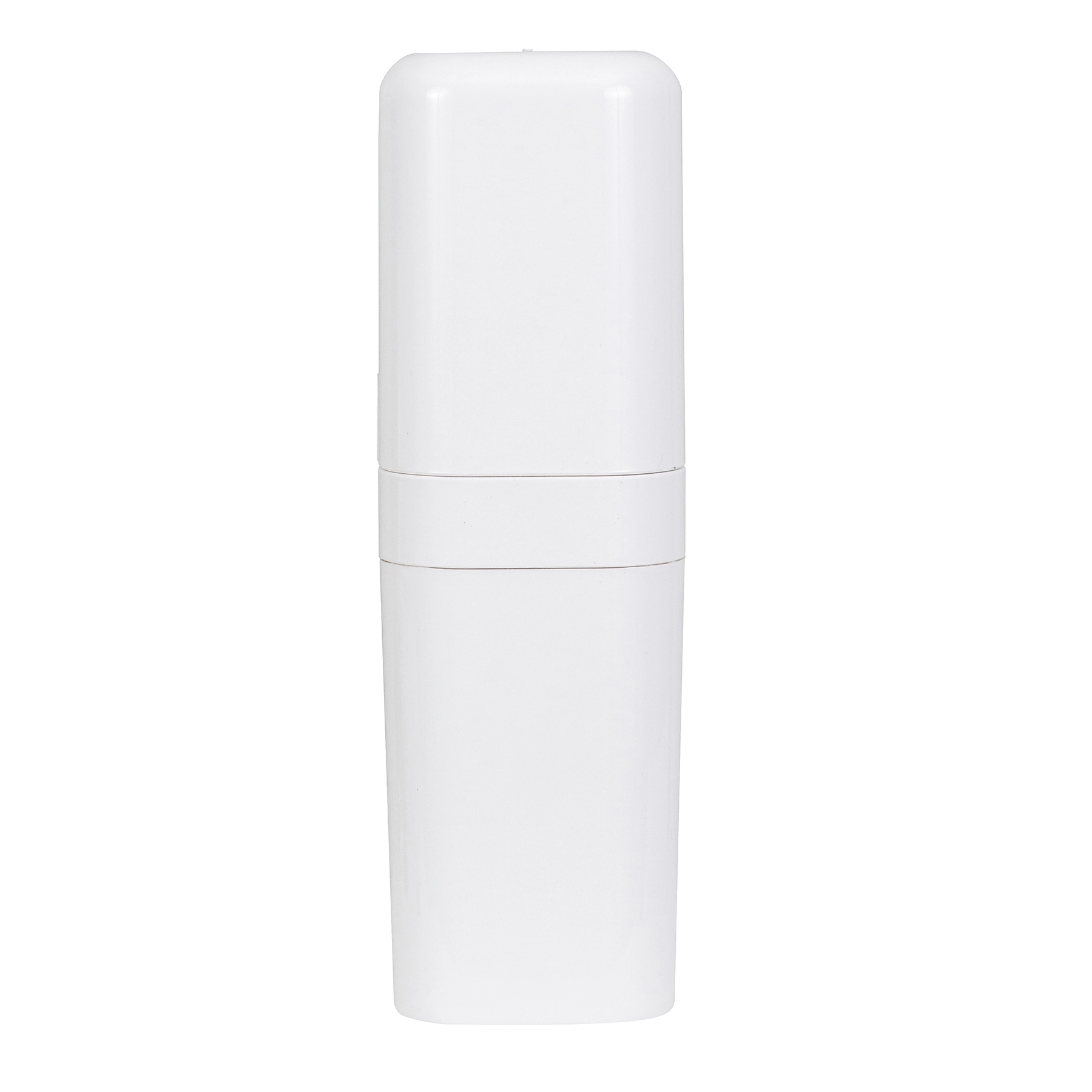 Porta Escovas De Dente E Creme Dental Retrô Tampa Plástico Branco