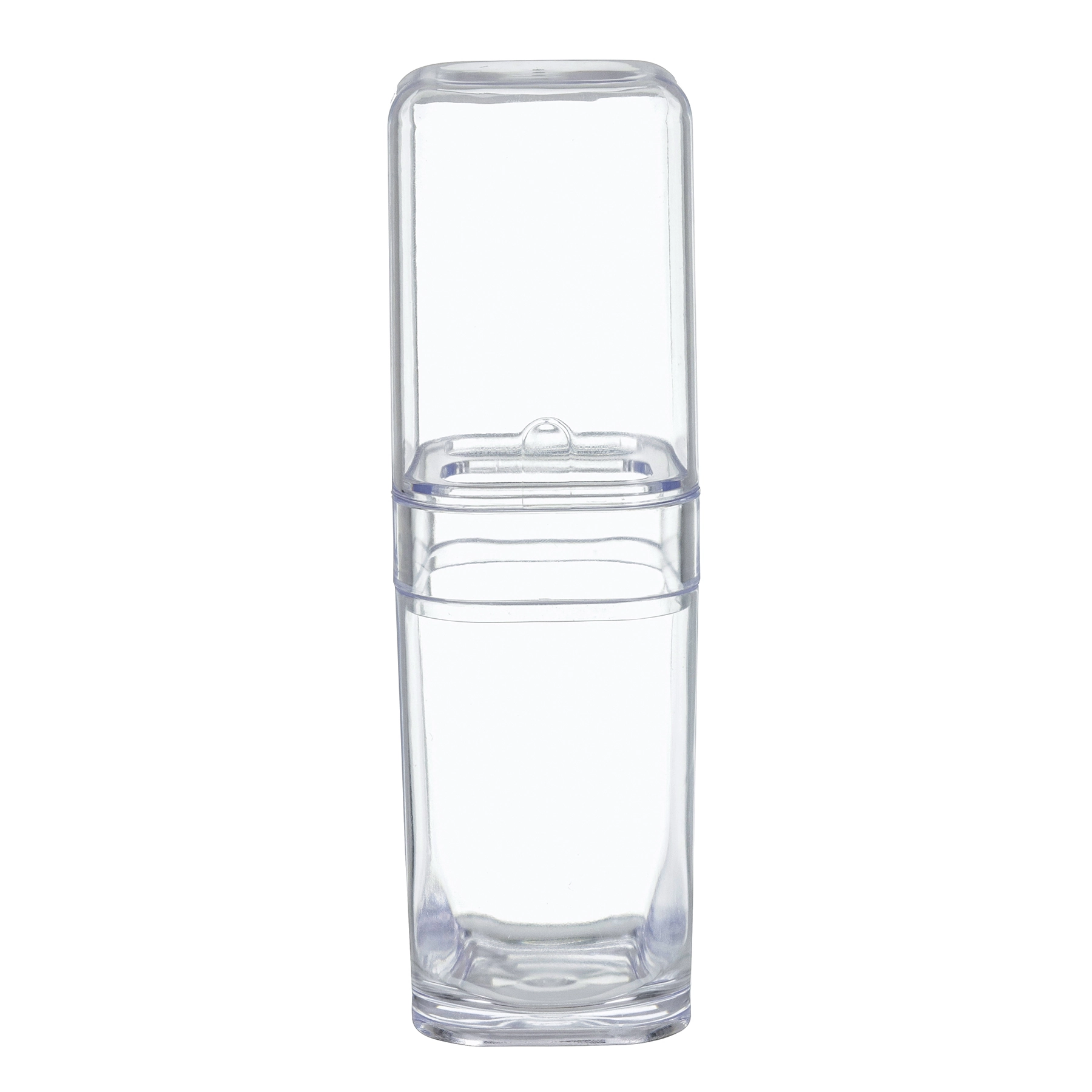 Porta Escova Splash com Tampa Cristal Coza 20453/0009